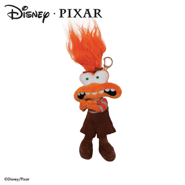 Disney Pixar 4.5" Inside Out 2 Plush Keychain - Image 2