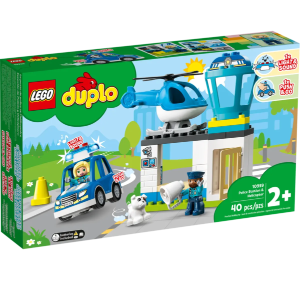 LEGO DUPLO POLICE STATION AND HELICOPTER (10959)