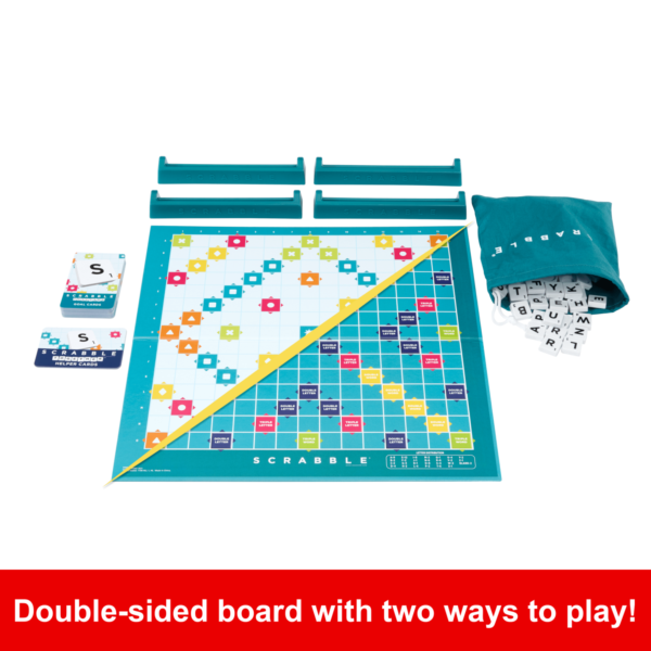 Scrabble® Board Game, Classic Family Word Game With Two Ways To Play For 2-4 Players HWD43 - Image 2