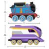 Thomas & Friends Race For the Sodor Cup Set With Thomas & Kana Push-Along Engines & Track HFW03 - Image 5