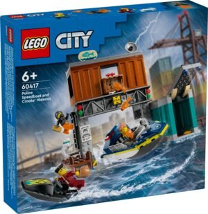 LEGO CITY POLICE SPEEDBOAT AND CROOKS HIDEOUT (60417)