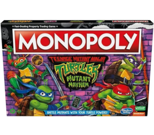Monopoly Teenage Mutant Ninja Turtles: Mutant Mayhem Edition Board Game F8063