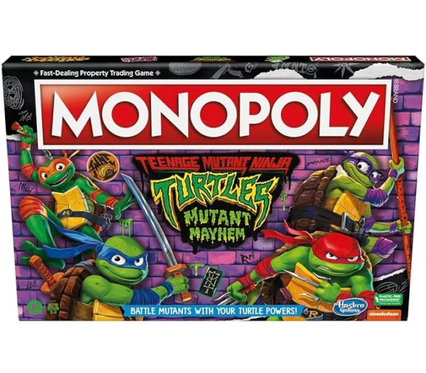 Monopoly Teenage Mutant Ninja Turtles: Mutant Mayhem Edition Board Game F8063