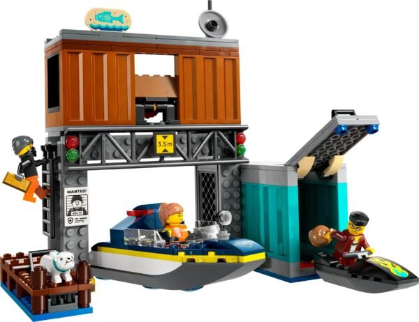 LEGO CITY POLICE SPEEDBOAT AND CROOKS HIDEOUT (60417) - Image 2