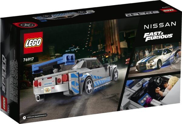 LEGO SPEED CHAMPIONS 2 FAST 2 FURIOUS NISSAN SKYLINE GTR R3 (76917) - Image 2