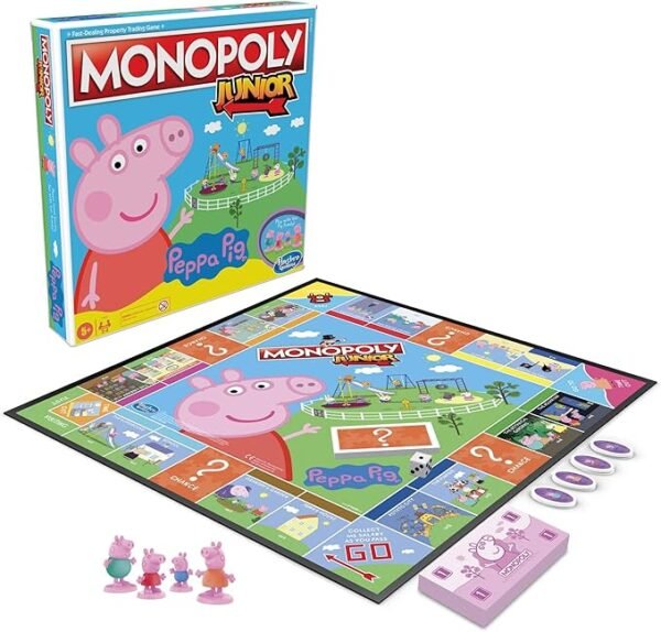 Monopoly Junior Peppa Pig Board Game F1656 - Image 2