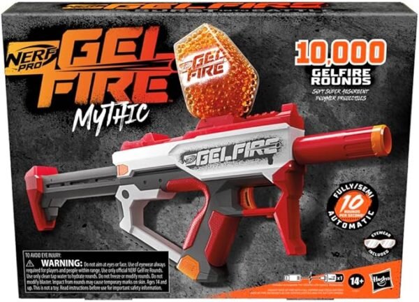 Nerf Pro Gelfire Mythic Full Auto Blaster & 10,000 Gelfire Rounds F7267 - Image 3