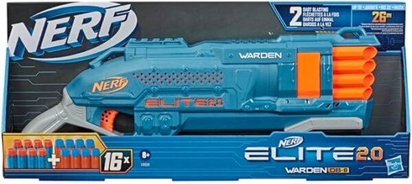 NERF Elite 2.0 Warden DB-8 Blaster E9959 - Image 3