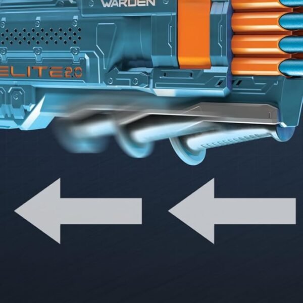 NERF Elite 2.0 Warden DB-8 Blaster E9959 - Image 5