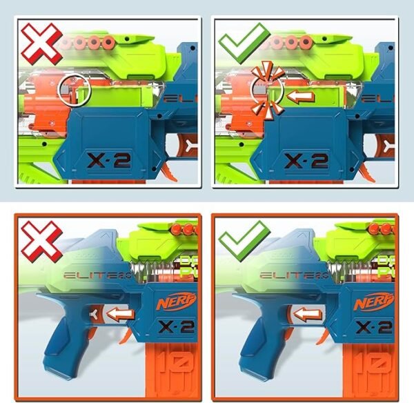 NERF Elite 2.0 Double Punch Toy Blaster F6363 - Image 6