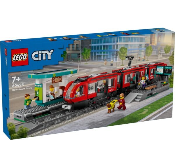 LEGO CITY DOWNTOWN STREETCAR AND STATION (60423)