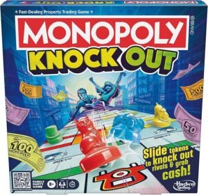 Monopoly Knockout Family Party Game F8995