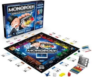 MONOPOLY Super Electronic Banking Board Game E8978