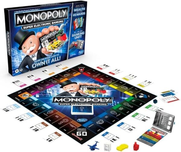 MONOPOLY Super Electronic Banking Board Game E8978