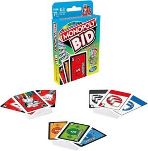 Monopoly Card Game Monopoly Bid F1699