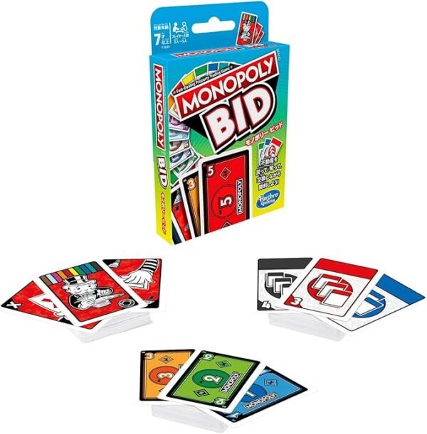 Monopoly Card Game Monopoly Bid F1699