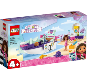 LEGO GABBY’S DOLLHOUSE TOYS GABBY AND MERCATS SHIP AND SPA (10786)