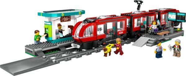 LEGO CITY DOWNTOWN STREETCAR AND STATION (60423) - Image 2