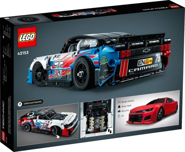 LEGO TECHNIC NASCAR NEXT GEN CHEVROLET CAMARO ZL1 (42153) - Image 2