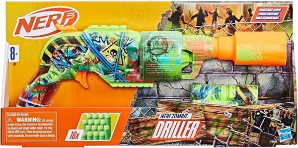 NERF Zombie Driller Dart Blaster F8960 - Image 2