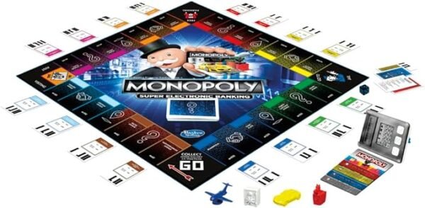 MONOPOLY Super Electronic Banking Board Game E8978 - Image 2
