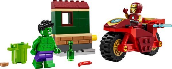LEGO MARVEL IRON MAN WITH BIKE AND THE HULK (76287) - Image 2
