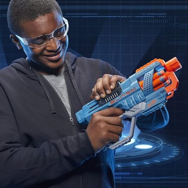 NERF Elite 2.0 Commander RD-6 Blaster E9485 - Image 3
