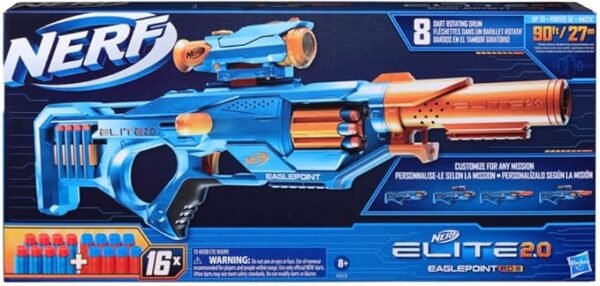 NERF Elite 2.0 Eaglepoint RD-8 Blaster F0423 - Image 3