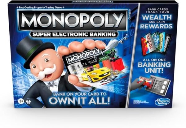 MONOPOLY Super Electronic Banking Board Game E8978 - Image 3