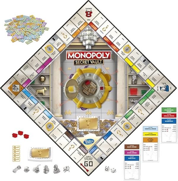 MONOPOLY Secret Vault Board Game F5023 - Image 3