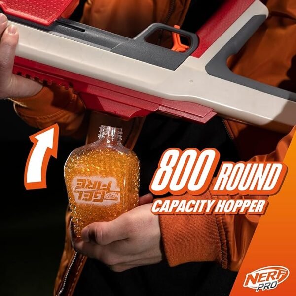 NERF Pro Gelfire Raid Blaster, Fire 5 Rounds at Once F7634 - Image 4
