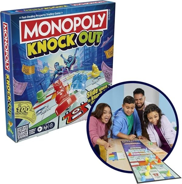 Monopoly Knockout Family Party Game F8995 - Image 7