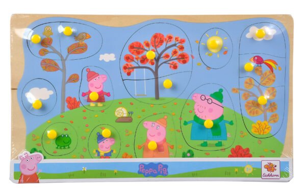Peppa Pig, Pin Puzzle Game Assortment QSPP009415 - Image 2