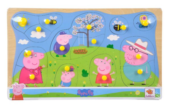 Peppa Pig, Pin Puzzle Game Assortment QSPP009415 - Image 3