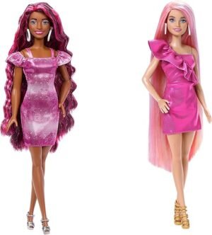 Barbie Totally Hair 2 Extra Long Hair 21 cm Doll with Accessories, Assorted Models HKT95