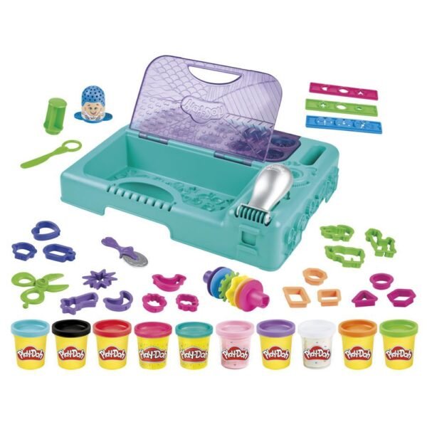 Play-Doh On the Go Imagine and Store Studio with Over 30 Tools and 10 Cans F3638
