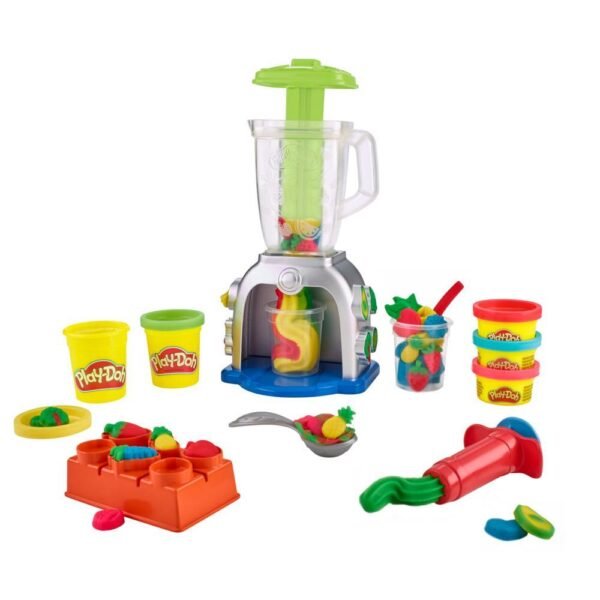 Play-Doh Swirlin' Smoothies Toy Blender Playset, Play Kitchen Toys F9142