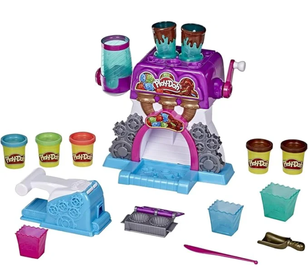 Play-Doh Kitchen Creations Candy Delight Playset with 5 Non-Toxic Play-Doh Cans E9844