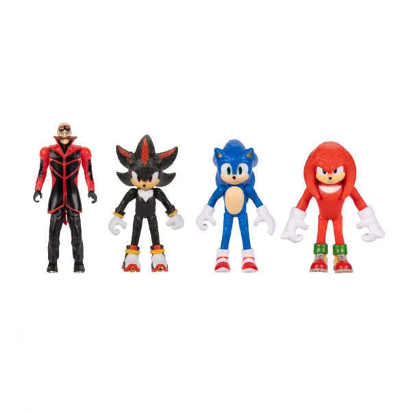 Sonic the Hedgehog 3 Movie 2.5" Action Figure Sonic | Knuckles | Shadow | Robotnik (422994-8-PQ)