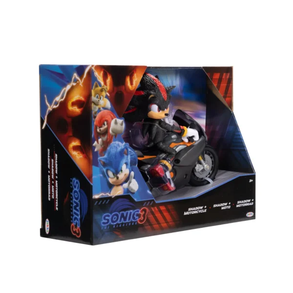 Sonic the Hedgehog 3 Movie 5-Inch Shadow Figure & Motorcycle (424064)