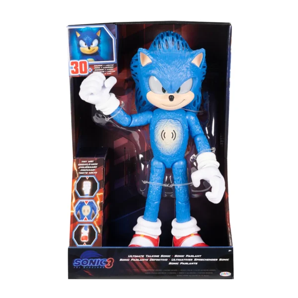 Sonic The Hedgehog 3 Ultimate Talking 12-Inch Figure with Lights & Sounds (424754)