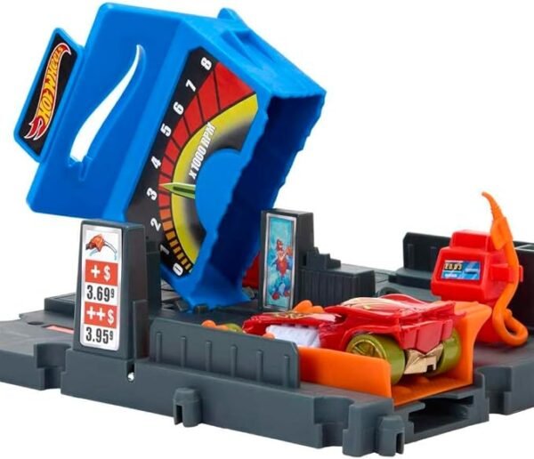 Hot Wheels City Fuel Station Shift Track Set HKX45 - Image 3