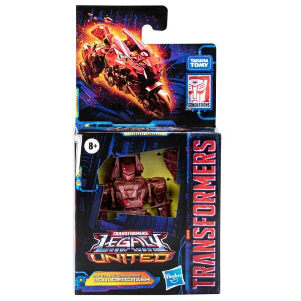 Transformers Legacy United Core Infernac Universe Bouldercrash 3.5” Action Figure F8516 - Image 2