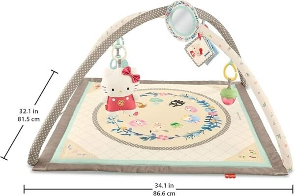 Fisher Price GXC10 Hello & Kitty Baby Gym Playset GXC10 - Image 2