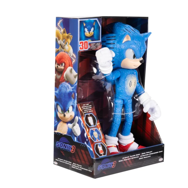 Sonic The Hedgehog 3 Ultimate Talking 12-Inch Figure with Lights & Sounds (424754) - Image 2