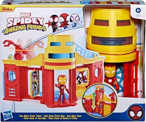 Marvel Spidey and His Amazing Friends Stark Tower Playset F9351 - Image 2