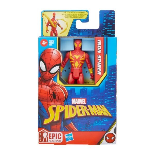 Marvel Spider-Man Epic Hero Series Iron Spider Action Figure with Accessory F6976 - Image 2