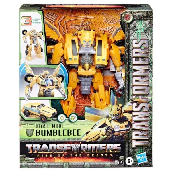 Transformers Toys Transformers: Rise of the Beasts Movie, Beast-Mode Bumblebee Action Figure F4055 - Image 2