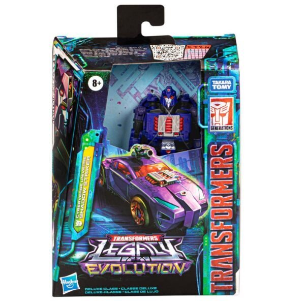 Transformers Legacy Evolution Deluxe Cyberverse Universe Shadow Striker Action Figure F7197 - Image 2