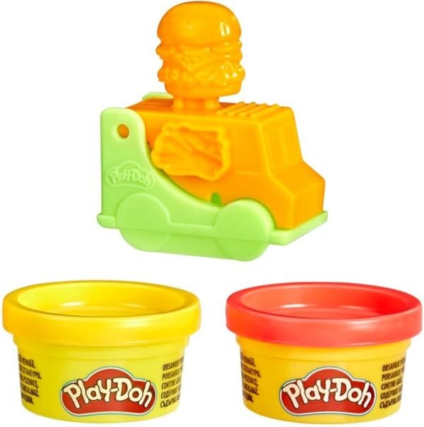 Play-Doh Mini Food Truck Playset, Yellow & Red F5348 - Image 2